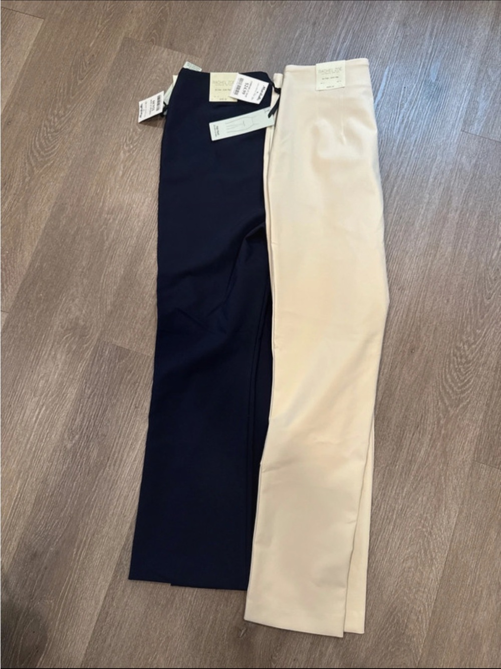 Rachel Zoe Two Ponte Trousers in Navy and Cream